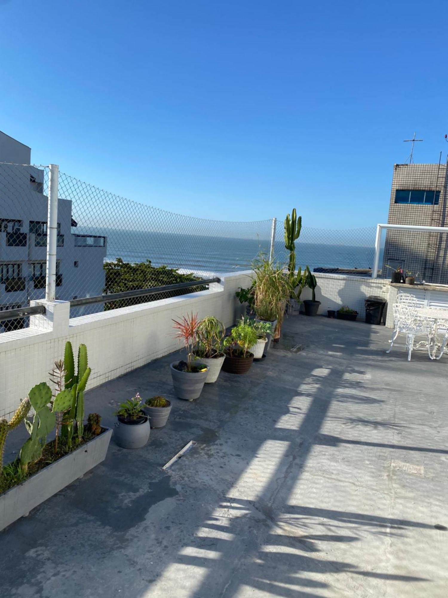 شقة Cobertura Com Area Externa Com Vista Para O Mar Na Melhor Praia Do Guaruja Tombo المظهر الخارجي الصورة